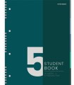 KOŁOZESZYT A4/100K STUDENT BOOK 5 PRZEDMIOTÓW TOP 2000 zielony