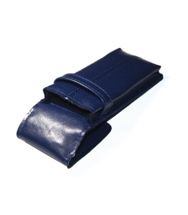 Etui na okulary  w kolorze granatowym, skóra