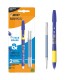 Wymazywalny niebieski długopis żelowy BIC Illusion końcówka 0,7 mm + 2 wkłady