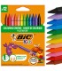 Kredki świecowe dla dzieci BIC Kids Plastidecor pudełko 12 sztuk