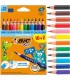 BIC KIDS EVO GRUBE OŁÓWKOWE TRÓJKĄTNE KREDKI DLA DZIECI 12 KOLORÓW, EKO