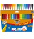 ZMYWALNE FLAMASTRY SZKOLNE BIC KIDS VISA MAZAKI 24 KOLORY