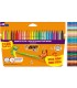 FLAMASTRY MAZAKI BIC COULEUR FLUO 24 KOLORY W TYM 3 FLUORESCENCYJNE, PISAKI
