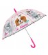 Parasolka dziecięca głęboka przezroczysta Perletti kotki i pieski
