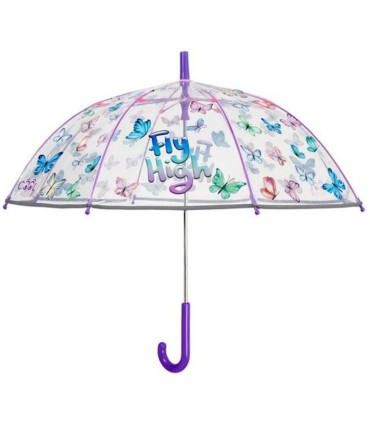 Parasolka dziecięca głęboka przezroczysta Perletti MOTYLKI