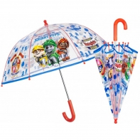 Głęboka parasolka dziecięca Perletti przezroczysta PSI PATROL