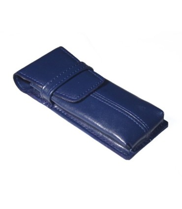 Etui na okulary  w kolorze granatowym, skóra