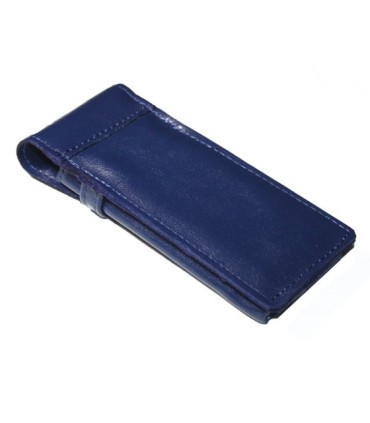 Etui na okulary  w kolorze granatowym, skóra