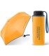Parasolka Benetton kieszonkowa ULTRA MINI 17 cm z kontrastową lamówką