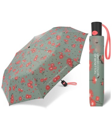 Automatyczna parasolka Benetton we wzory kwiatki