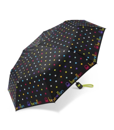 Automatyczna parasolka Benetton we wzory groszki