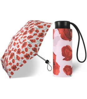 Kieszonkowa, ultra mini parasolka Happy Rain 16 cm w kwiaty