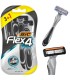 Maszynki golarki jednorazowe 4 sztuki BIC METAL FLEX 4 cztery ostrza