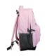 Lekki plecak młodzieżowy Paso BeUniq z łańcuszkiem, różowy