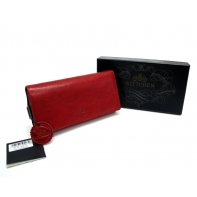 Długi damski portfel Wittchen, kolekcja Italy, czerwony