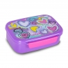 Śniadaniówka szkolna z wyjmowaną przegródką COOLPACK FOODYX PASTEL HEARTS