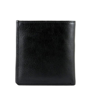 Mały skórzany portfel Wittchen, RFID kolekcja Italy, czarny