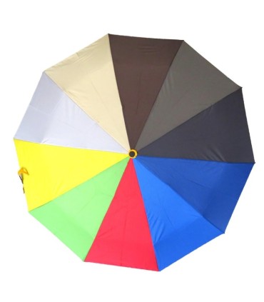 Parasolka damska Blue Rain, pełny automat, tęcza