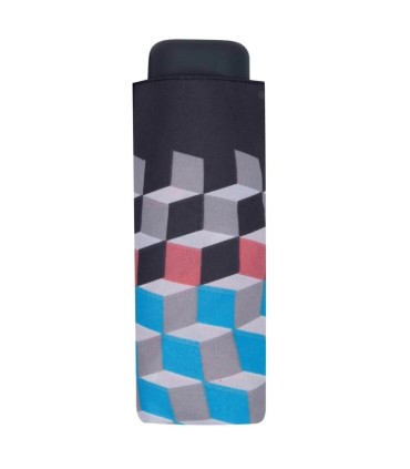 Kieszonkowa parasolka ULTRA MINI polskiej marki PARASOL, wzorzysta