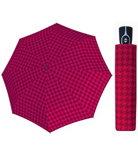 Wytrzymała AUTOMATYCZNA parasolka Doppler Fiber Magic w pepitkę