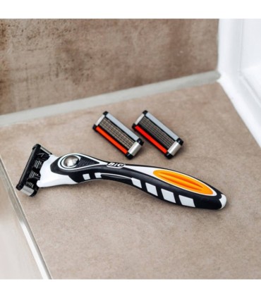 Maszynka golarka wielorazowa BIC HYBRID FLEX 5 ostrzy + 10 wkładów