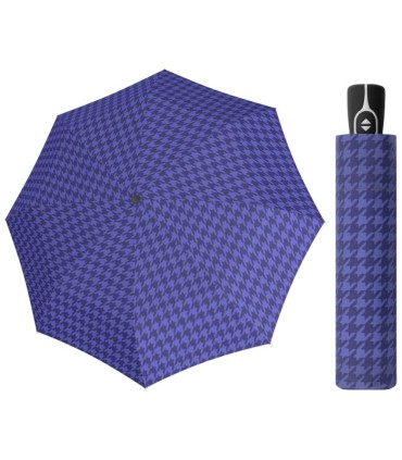 Wytrzymała AUTOMATYCZNA parasolka Doppler Fiber Magic w pepitkę