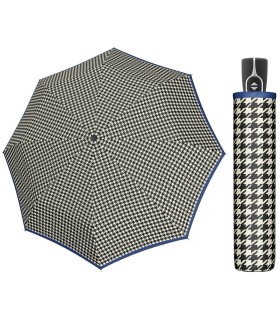 Wytrzymała AUTOMATYCZNA parasolka Doppler Fiber Magic w pepitkę