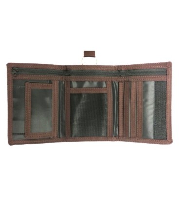 Portfel męski młodzieżowy z karabińczykiem XTREME, MORO brąz zielony