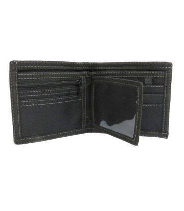 Portfel młodzieżowy sportowy JEANS czarny DH-301