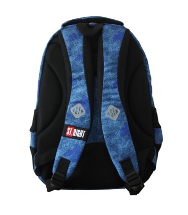Dwukomorowy plecak szkolny St.Right 24 L, Jeans&Badges BP7