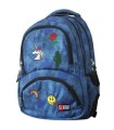 Dwukomorowy plecak szkolny St.Right 24 L, Jeans&Badges BP07
