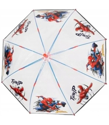 Parasolka dziecięca przezroczysta bezpieczna PERLETTI Spiderman