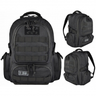 PLECAK SZKOLNY 4-KOMOROWY 30 L MAJEWSKI ST.RIGHT MILITARY BLACK