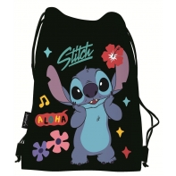 Worek na obuwie lub strój gimnastyczny St.Majewski, STITCH BLACK ALOHA