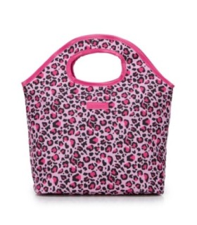 Wittchen torba na lunch / jedzenie z termoizolacją, różowo - czarna