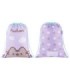 Worek  z imiennikiem na obuwie, strój gimnastyczny St.Majewski, PUSHEEN VIOLET