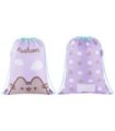 Worek  z imiennikiem na obuwie, strój gimnastyczny St.Majewski, PUSHEEN VIOLET