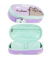 Piórnik saszetka usztywniona PC01 St.Majewski PUSHEEN VIOLET