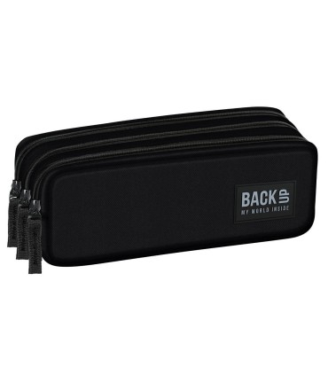 Piórnik saszetka trzykomorowa BackUP Derform G56 CZARNA