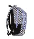 Plecak szkolny 26 L trzykomorowy Derform BACKUP model X SZACHOWNICA FUZZ