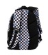 Plecak szkolny 26 L trzykomorowy Derform BACKUP model X SZACHOWNICA FUZZ