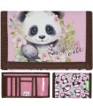 Portfel dziecięcy zapinany na rzep Derform CUTE PANDA