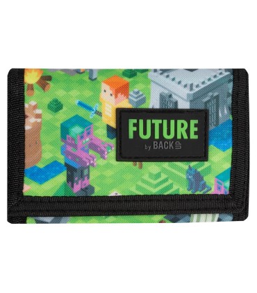Portfel dziecięcy zapinany na rzep Derform BACKUP FUTURE gra