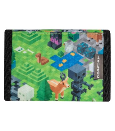 Portfel dziecięcy zapinany na rzep Derform BACKUP FUTURE gra