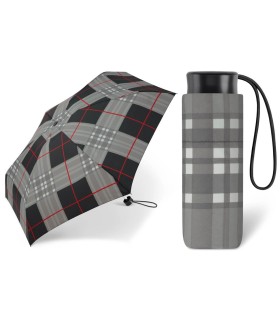 Parasolka do kieszeni lub torebki 16,5 cm składana na 5 Happy Rain w kratę