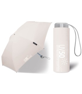 Parasolka przeciwsłoneczna  UV SPF 50 i przeciwdeszczowa Happy Rain, kieszonkowa 16 cm