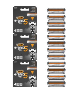 Wkłady do maszynek golarek BIC HYBRID FLEX 5 ostrzy - 8 sztuk