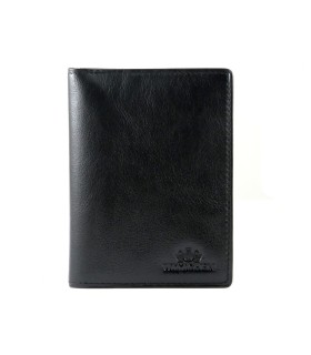 Etui na dokumenty, Wittchen, kolekcja Italy 21-2-174, czarne