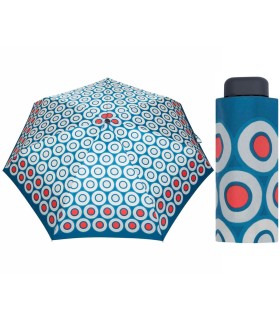Kieszonkowa parasolka ULTRA MINI polskiej marki PARASOL, wzorzysta