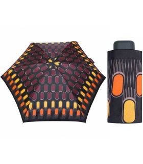 Kieszonkowa parasolka ULTRA MINI polskiej marki PARASOL, wzorzysta
